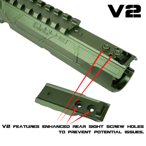 AAP-01/C FUKU-2 CNC UPPER SET V2 - Diamond Gold Long CUTOUT Version